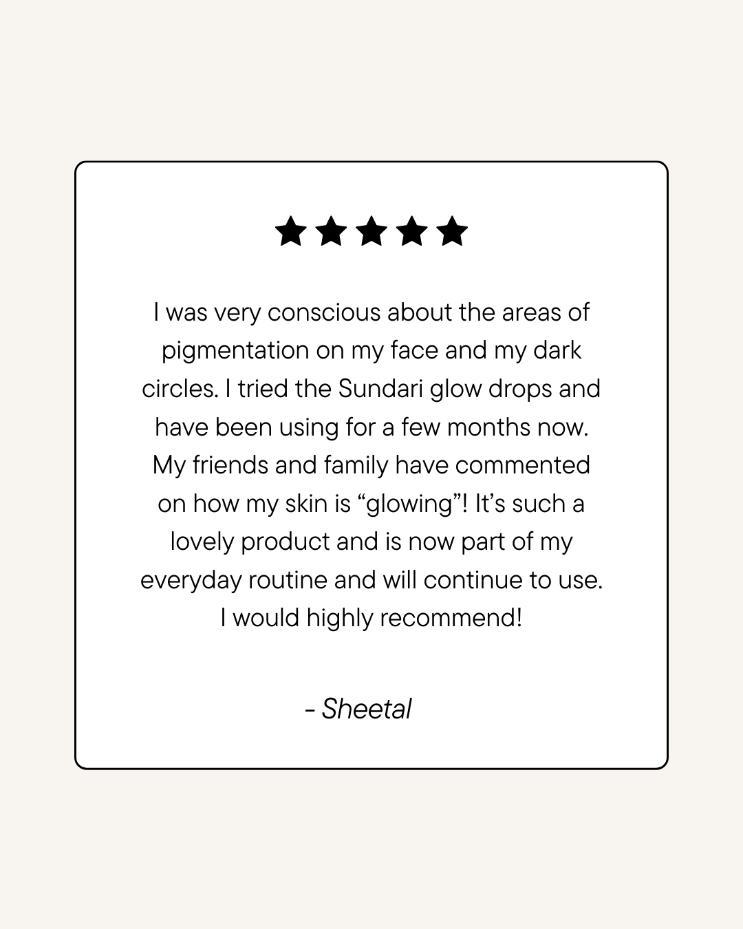 Sundari Glow drops